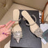 Women PVC Crystal Transparent Heel
